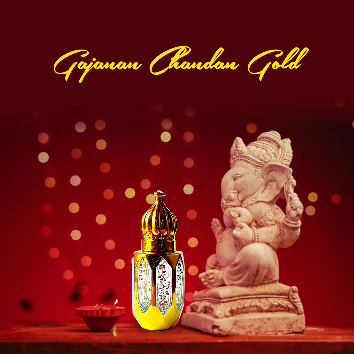Gajanan Chandan Gold Perfume Oil Roll-On 6ml